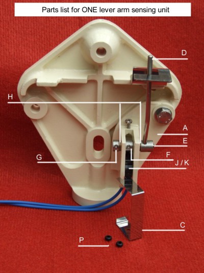 Levar arm sensing